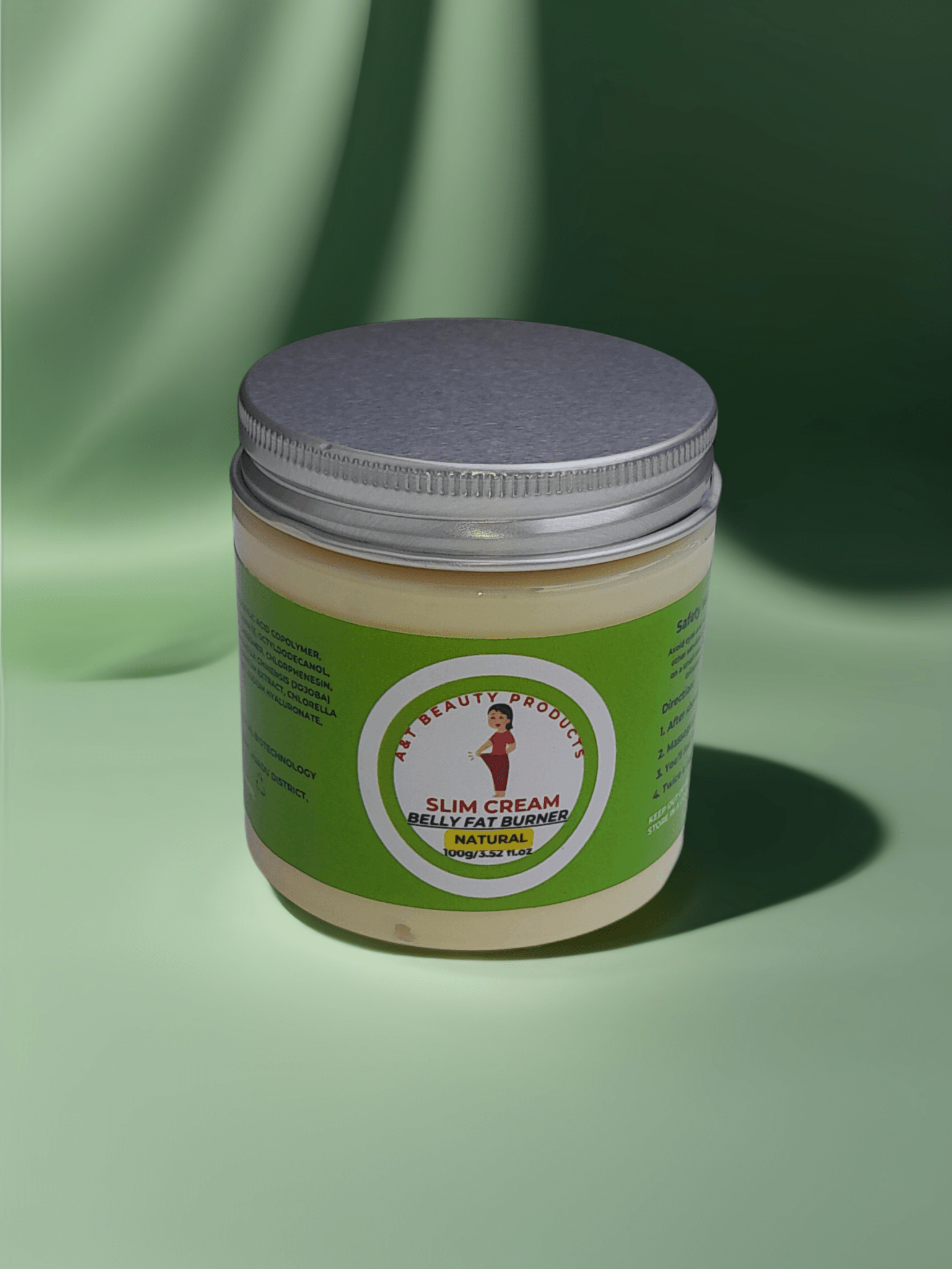 A&T Natural Slim Cream/ Belly Fat Burner™ - A&T Beauty (Quality) Products